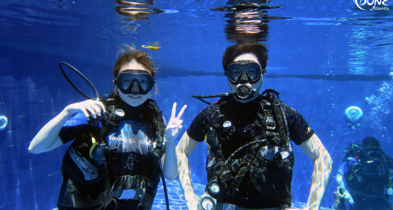 Beginner scuba diving course | Atlantis Bali Diving