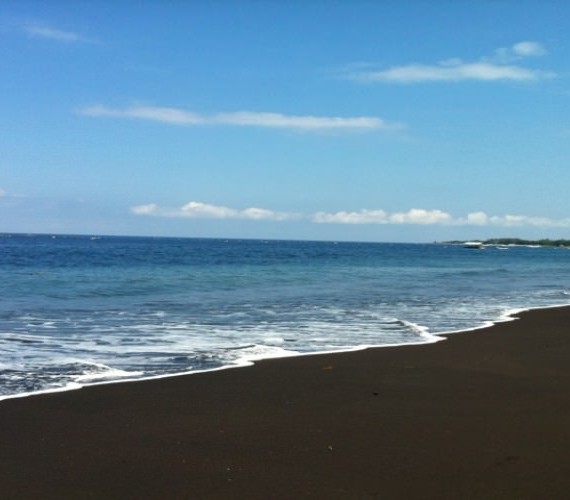 The Black Sand' Beaches