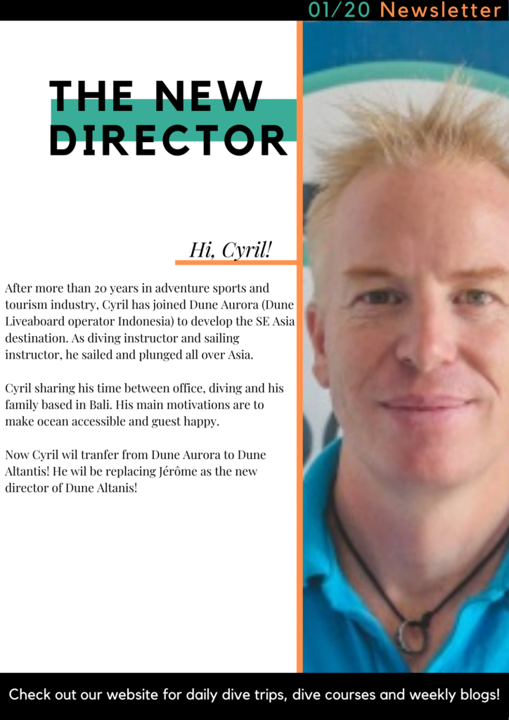 GOODBYE BOSS ! - The new director - Cyril | Atlantis Bali Diving