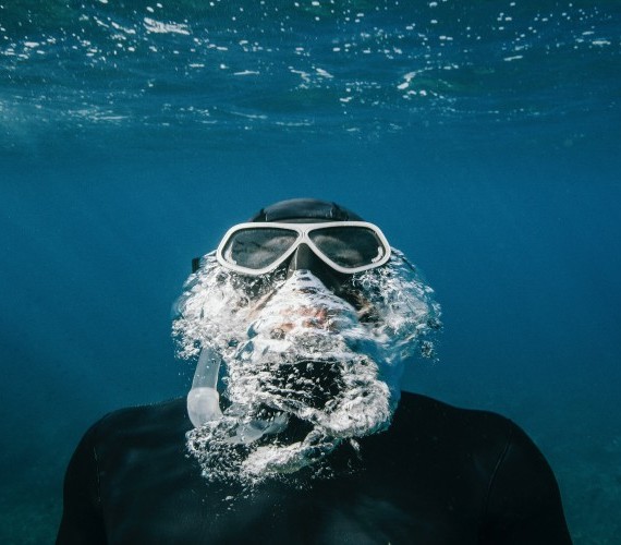 High performance mask at Atlantis Bali Diving