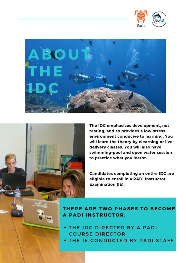 Newsletter September - About The IDC | Atlantis Bali Diving