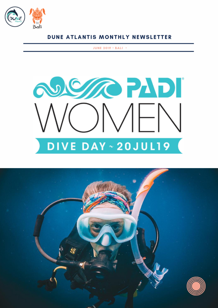PADI Woman Dive Day Coma and join to get 20 Off Atlantis Bali Diving