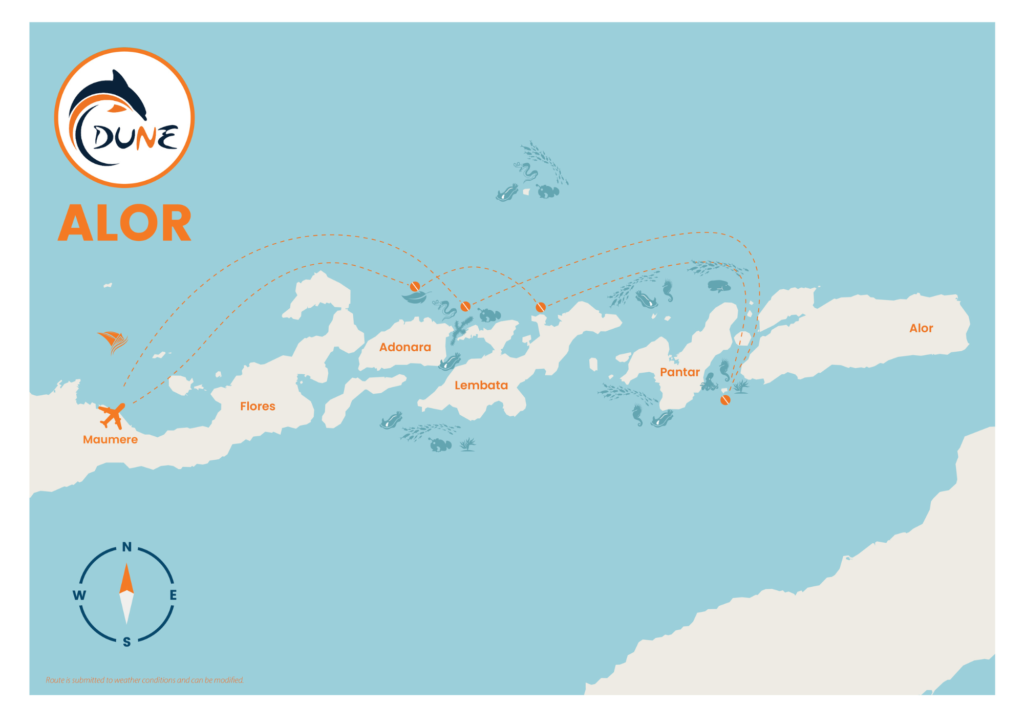 Alor itinerary Aurora Liveaboard